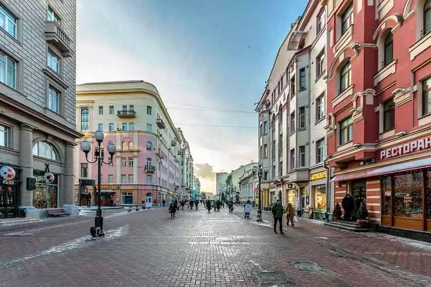 خیابان قدیمی آربات مسکو