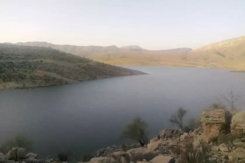 دریاچه سد تنگاب فیروزآباد
