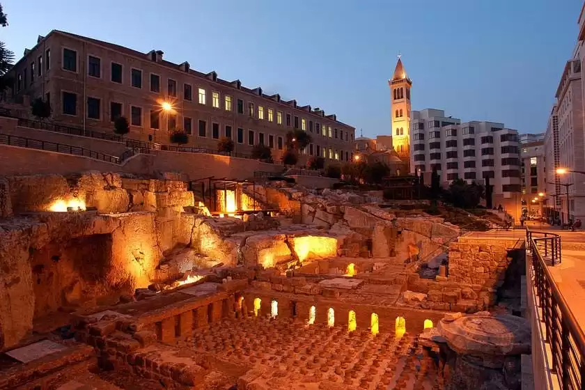 حمام های رومی بیروت