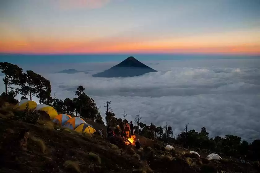 آتشفشان آگوا گواتمالا