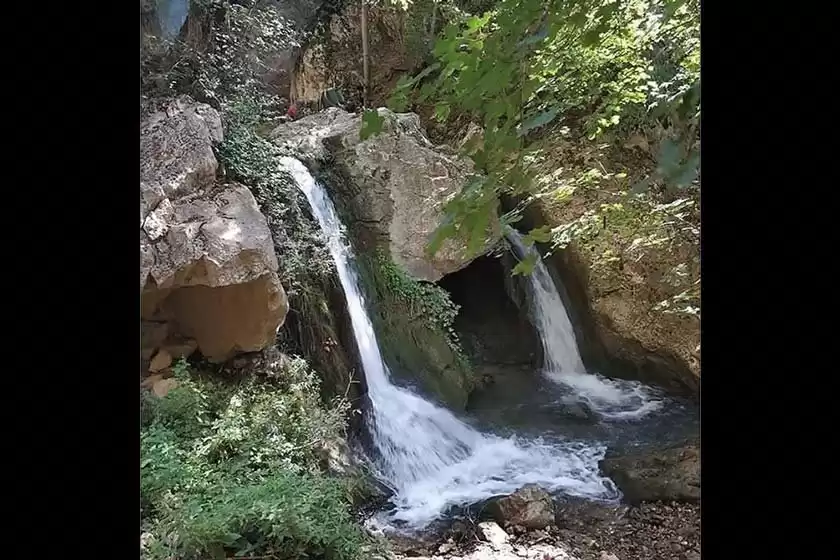 آبشار کفترخانه آزادشهر