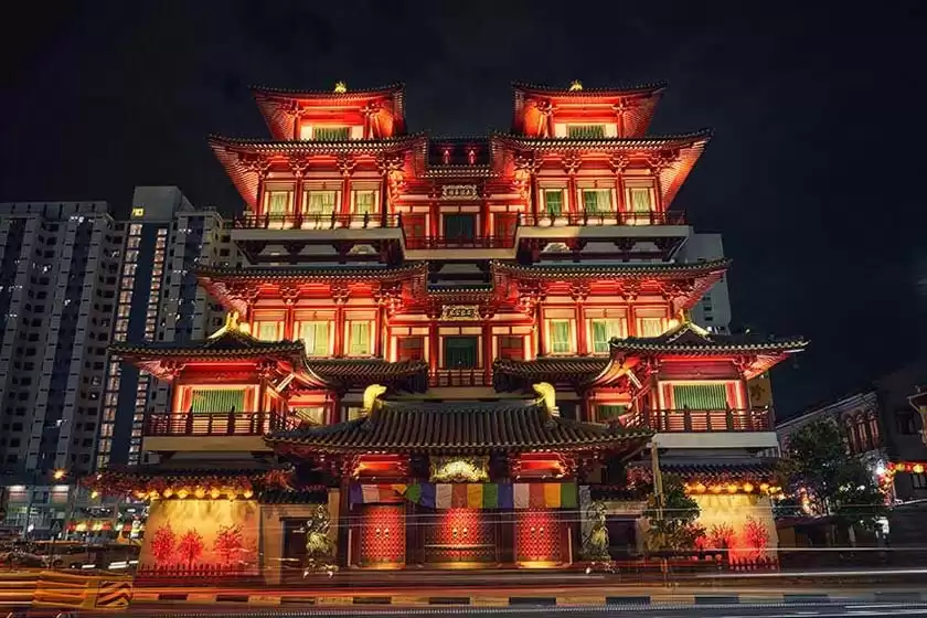 معبد مقدس دندان بودا سنگاپور