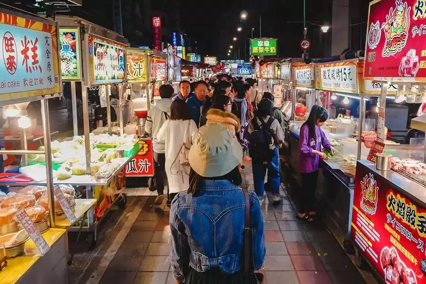 بازار شبانه نینگشیای تایپه