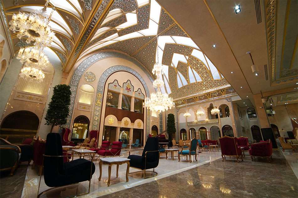 لابی هتل چهارباغ اصفهان